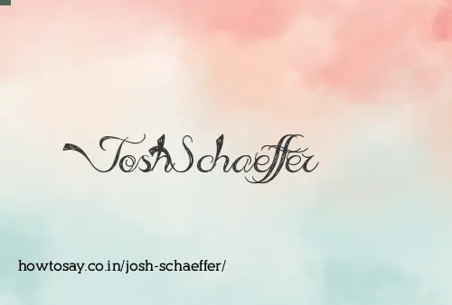 Josh Schaeffer