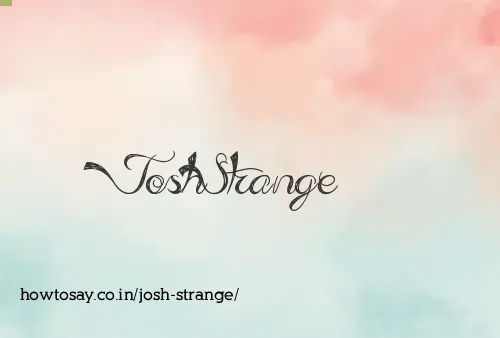 Josh Strange