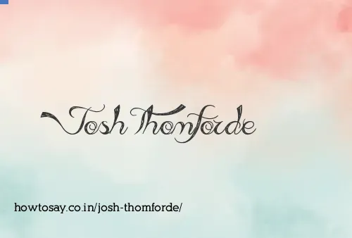 Josh Thomforde