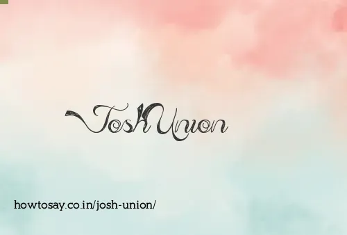 Josh Union