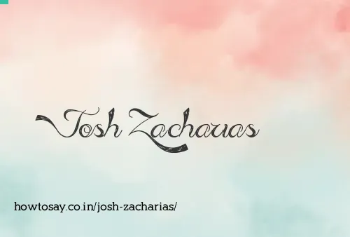 Josh Zacharias
