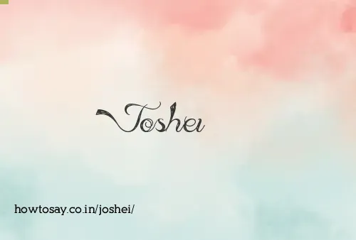 Joshei