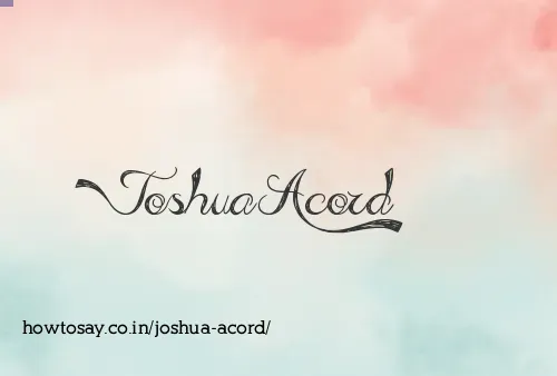 Joshua Acord