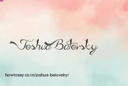 Joshua Batovsky