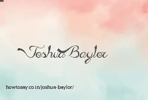 Joshua Baylor
