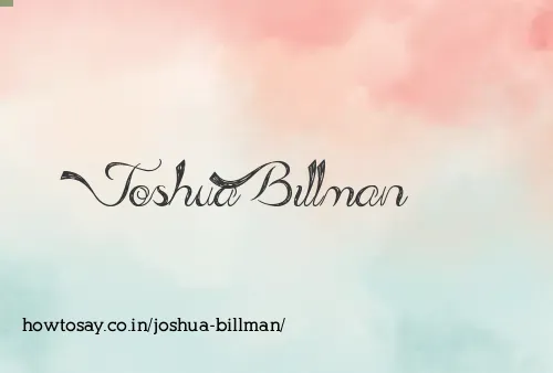 Joshua Billman