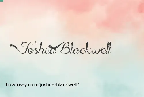 Joshua Blackwell