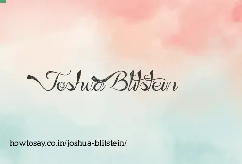 Joshua Blitstein