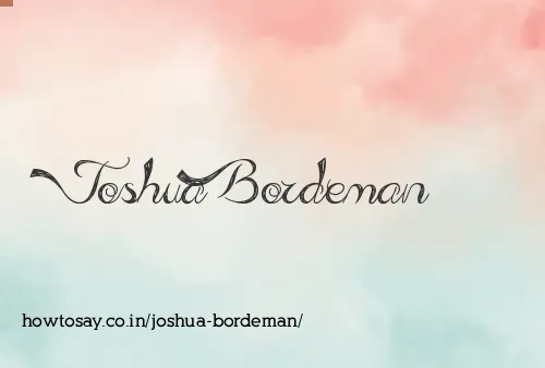 Joshua Bordeman
