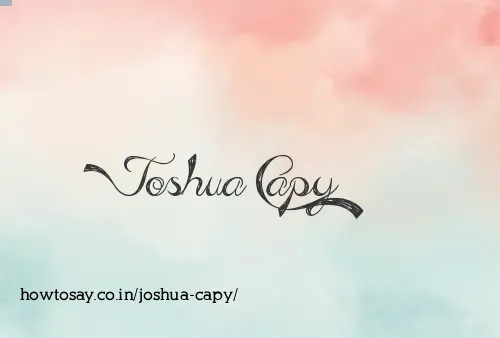 Joshua Capy