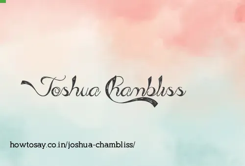 Joshua Chambliss