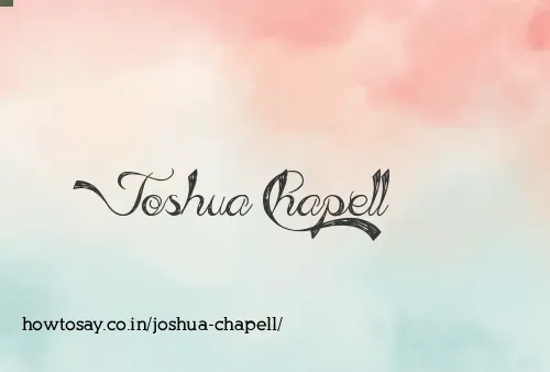 Joshua Chapell
