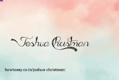 Joshua Christman