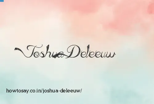 Joshua Deleeuw