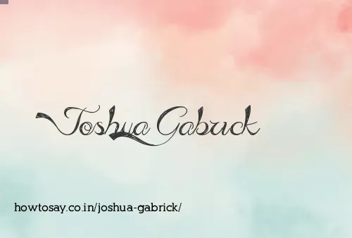 Joshua Gabrick
