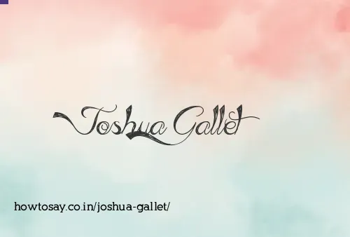 Joshua Gallet