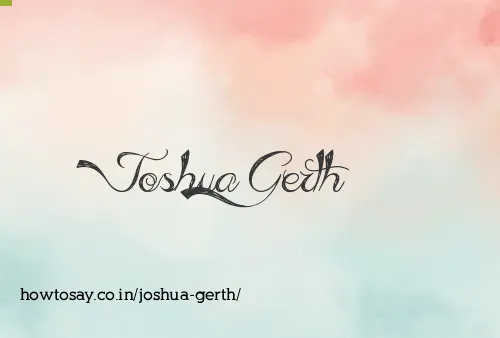 Joshua Gerth