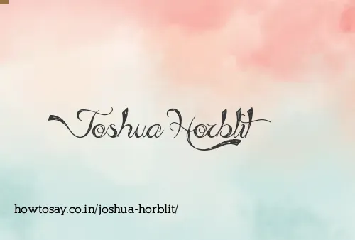 Joshua Horblit
