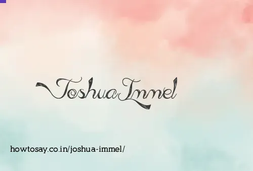 Joshua Immel