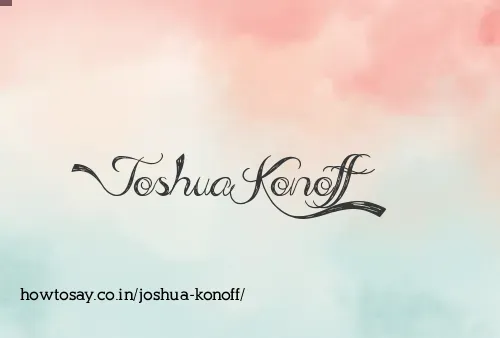 Joshua Konoff