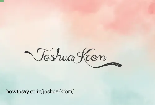 Joshua Krom