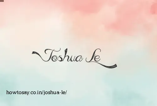 Joshua Le