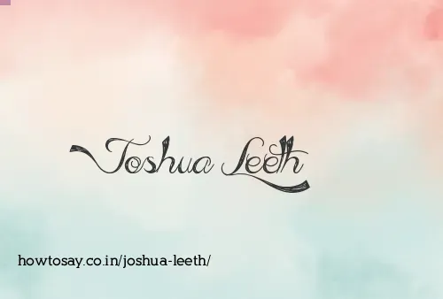 Joshua Leeth