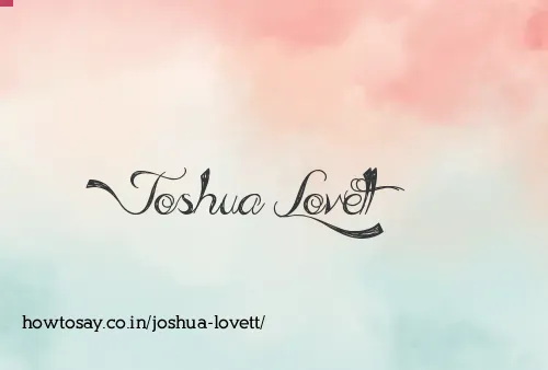 Joshua Lovett