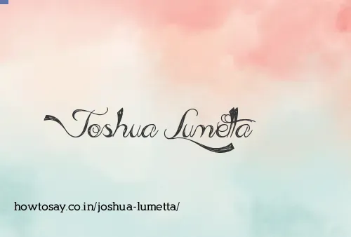 Joshua Lumetta