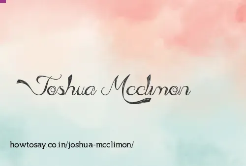 Joshua Mcclimon