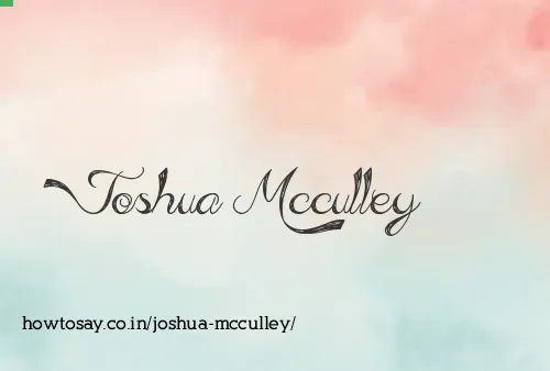 Joshua Mcculley