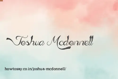 Joshua Mcdonnell