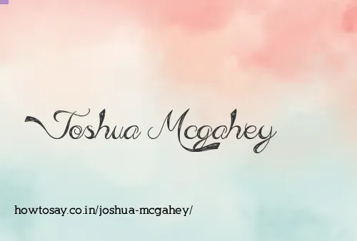 Joshua Mcgahey