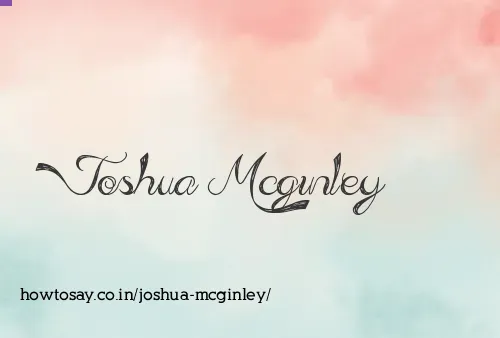 Joshua Mcginley