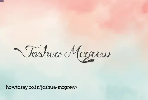 Joshua Mcgrew