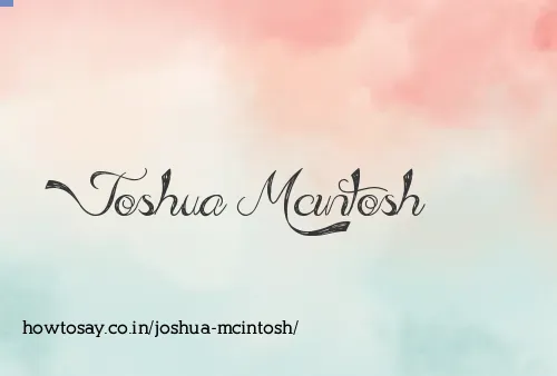 Joshua Mcintosh