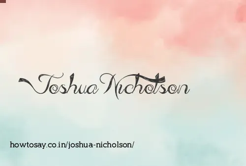 Joshua Nicholson