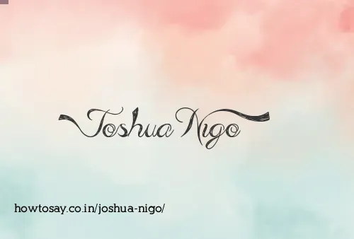 Joshua Nigo