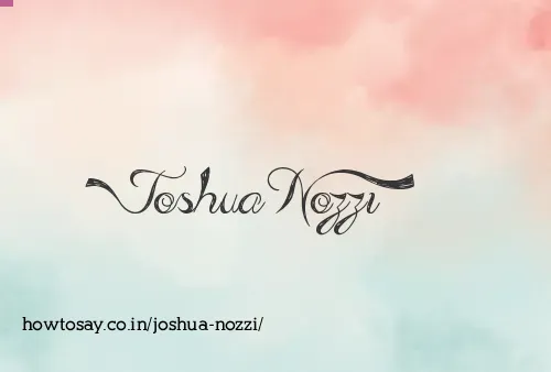 Joshua Nozzi