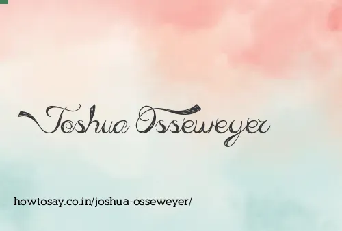 Joshua Osseweyer