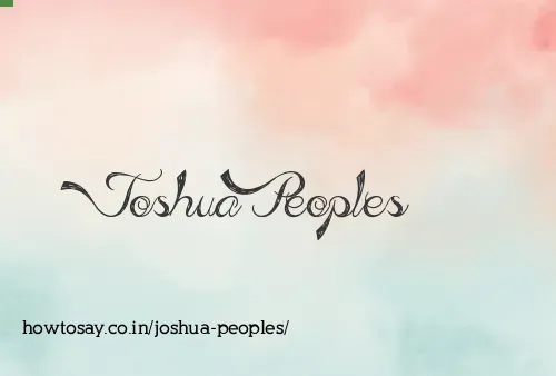 Joshua Peoples