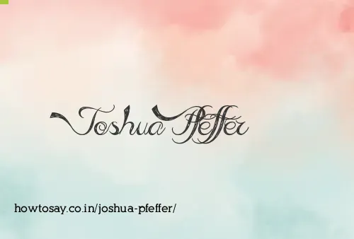 Joshua Pfeffer