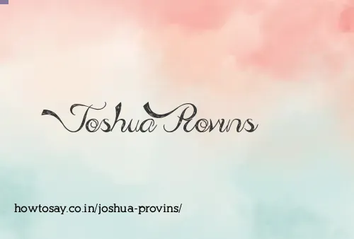 Joshua Provins