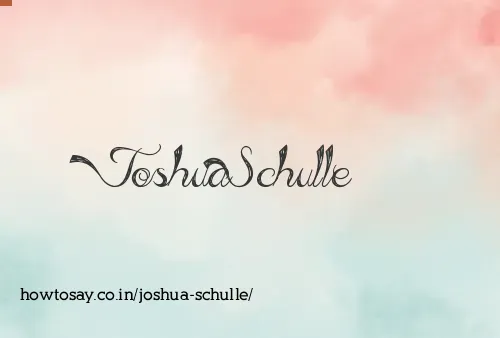 Joshua Schulle
