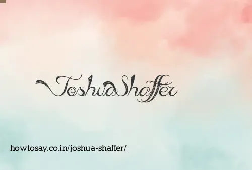 Joshua Shaffer