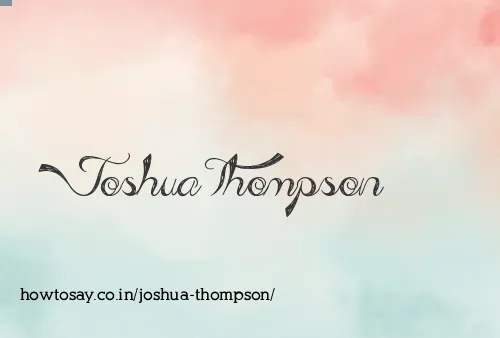 Joshua Thompson