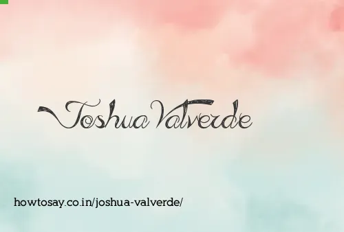 Joshua Valverde