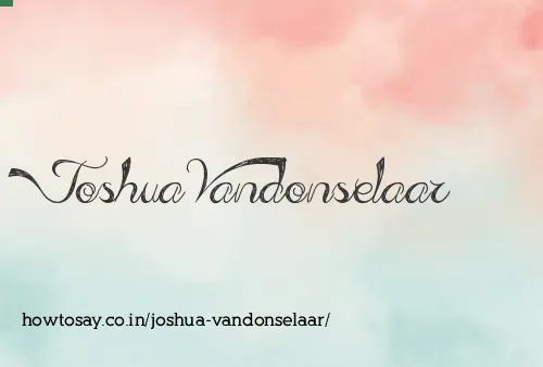 Joshua Vandonselaar
