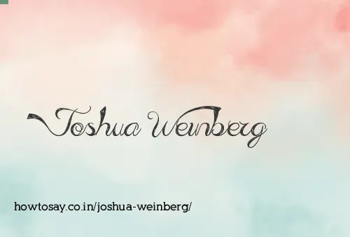 Joshua Weinberg