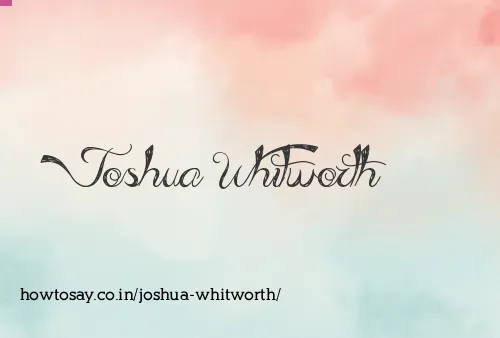 Joshua Whitworth